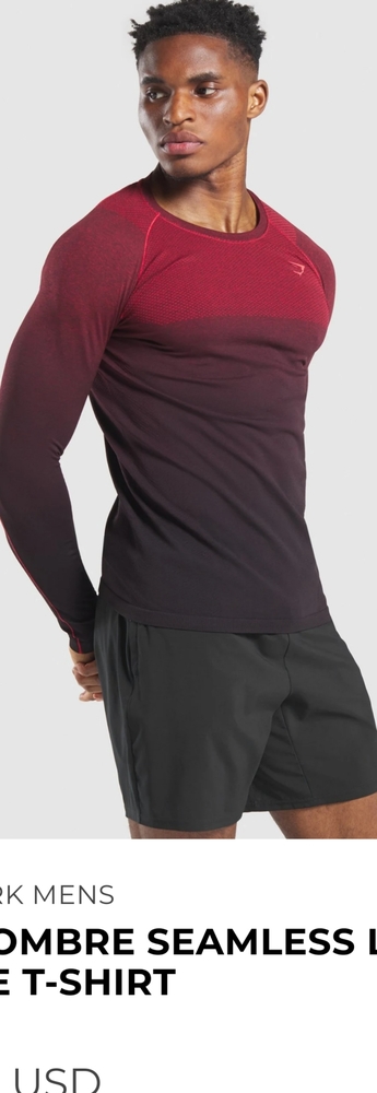 Gymshark Vital Ombre Seamless shirt
